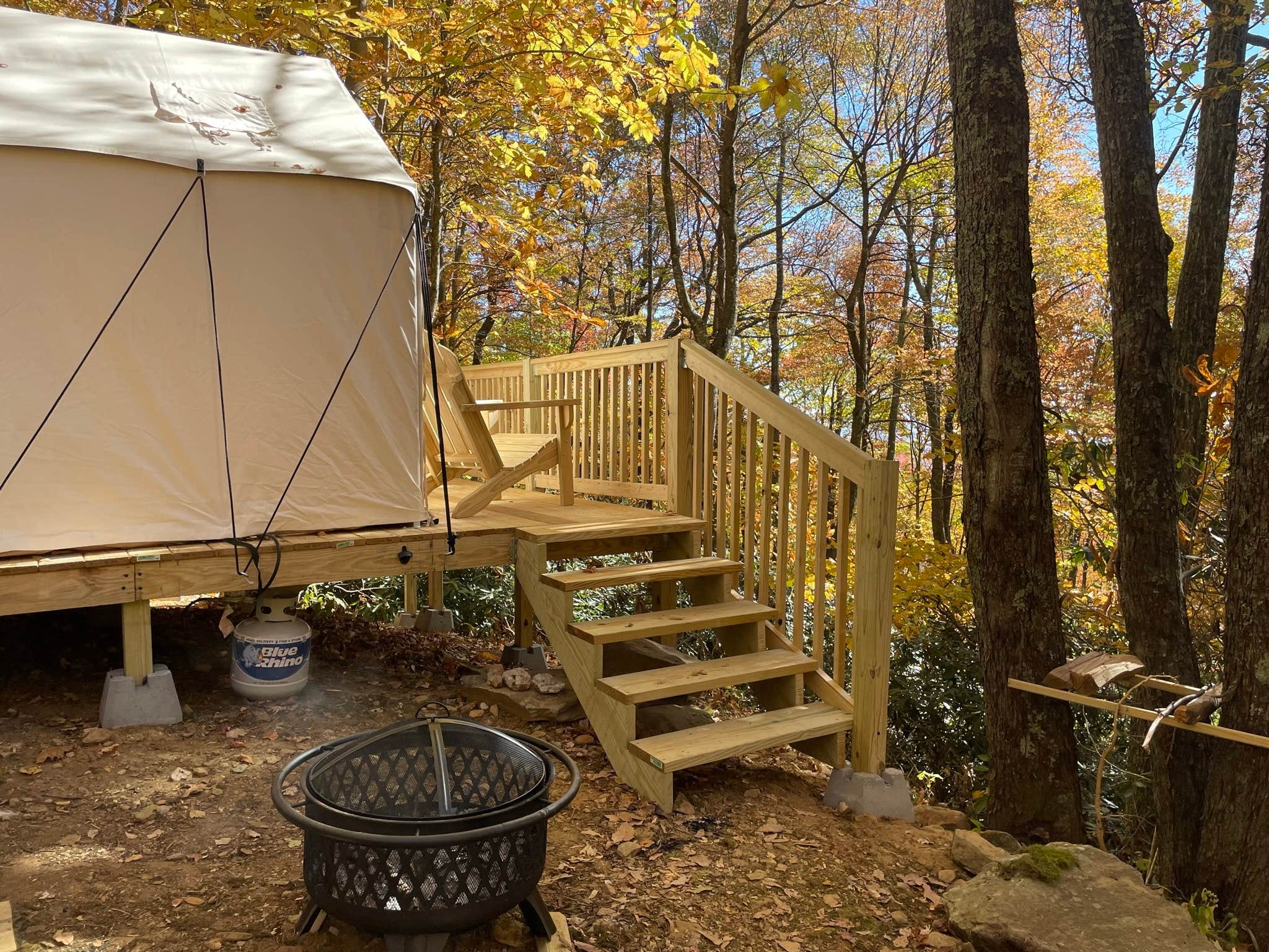 The Dyrt's photo at Tentrr Signature Site - Serenity at Billy Goat Falls near Pineola, NC