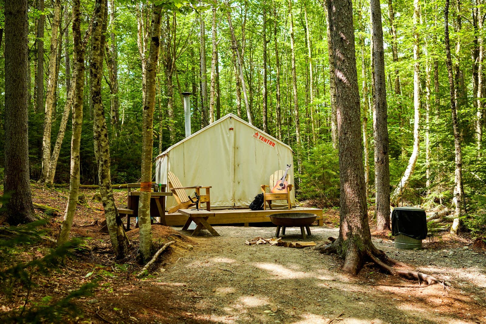 The Dyrt's photo at Tentrr State Park Site - Maine Rangeley Lake State Park - North Woods Site - Single Camp near Kingfield, ME