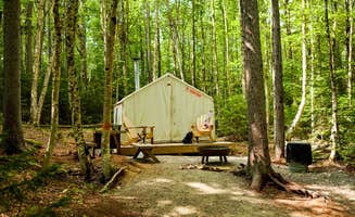 The Dyrt's photo at Tentrr State Park Site - Maine Rangeley Lake State Park - North Woods Site - Single Camp near Carrabassett Valley, ME