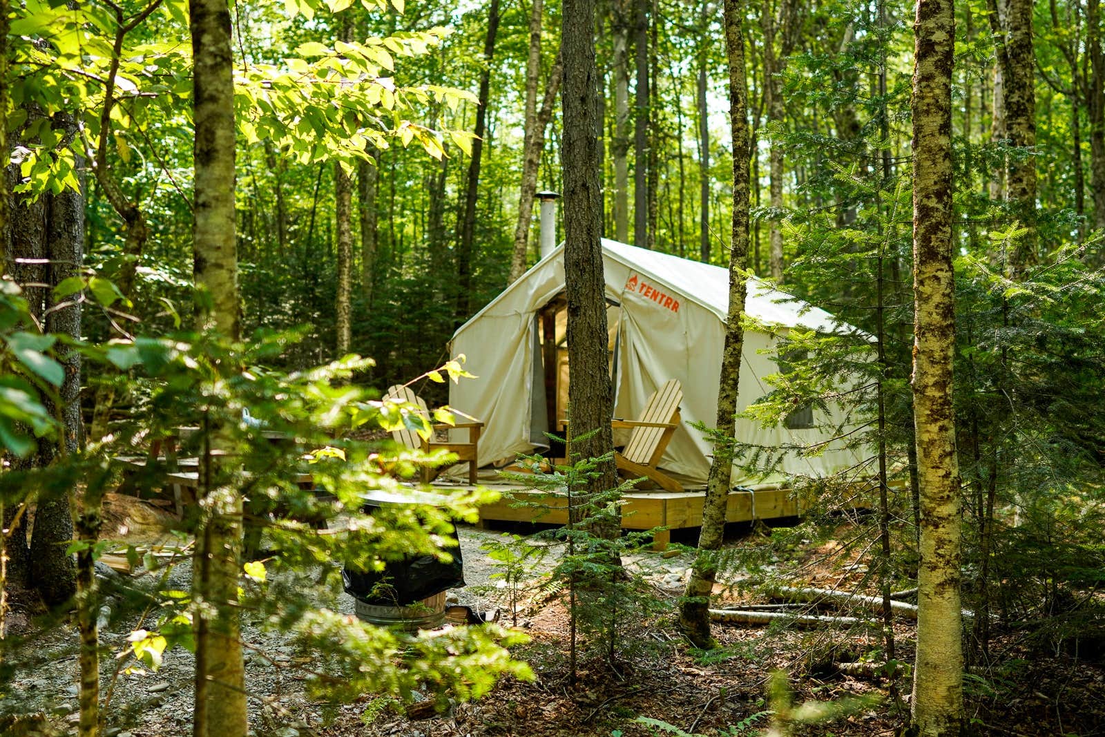 The Dyrt's photo at Tentrr State Park Site - Maine Rangeley Lake State Park - North Woods Site - Single Camp near Carrabassett Valley, ME