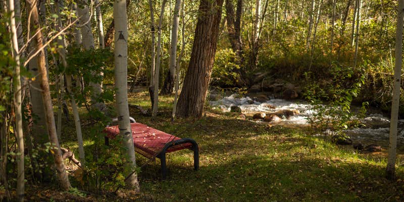 Camper submitted image from Creekside Chalets & Cabins