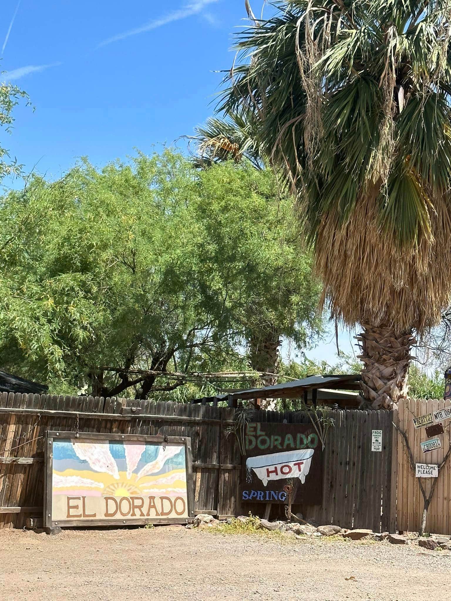 Camper-submitted photo at El Dorado Hot Springs near Arlington, AZ