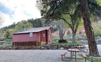 mary F.'s photo of glamping accommodations at United Campground of Durango near Mesa Verde National Park