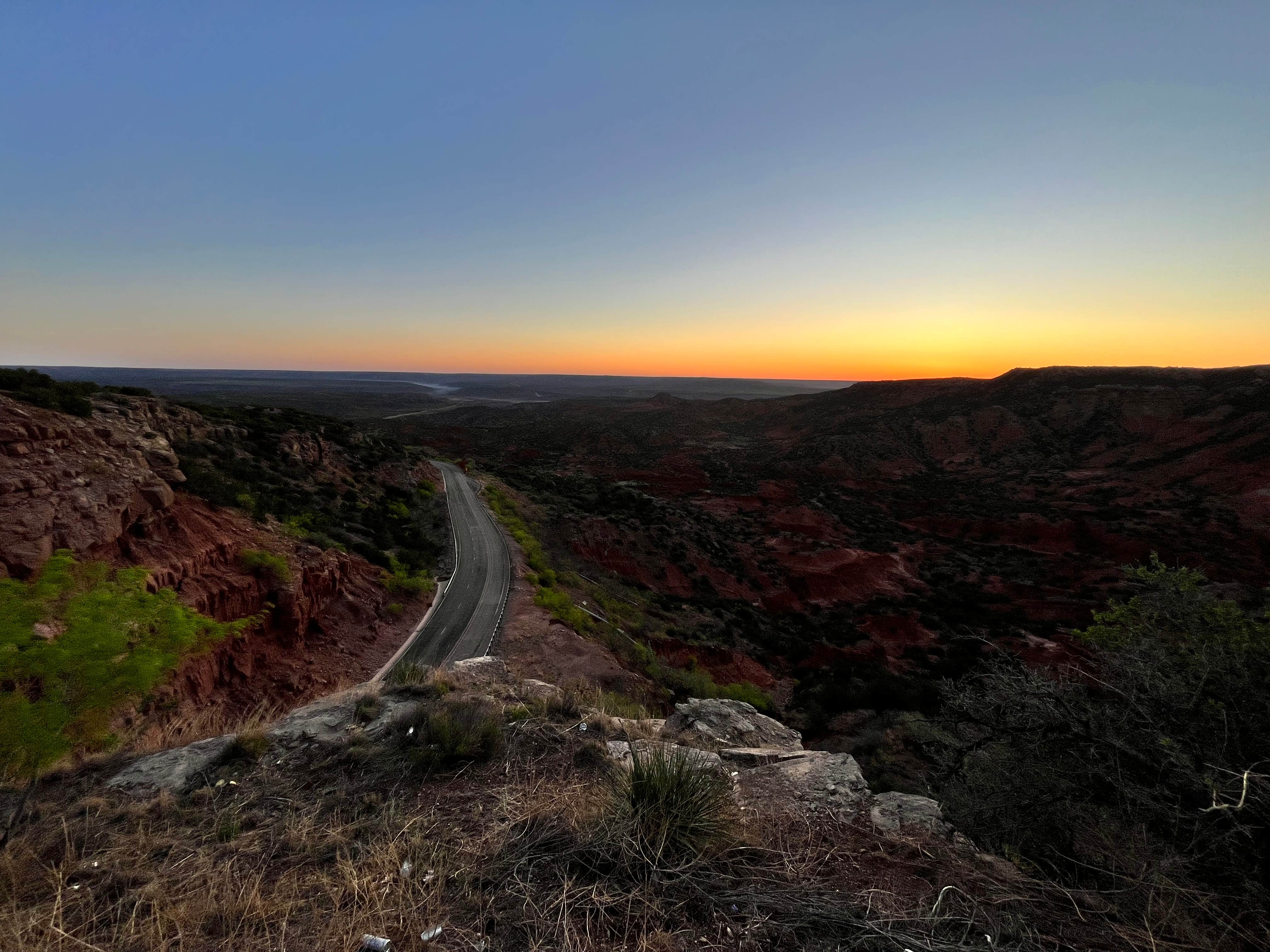 Roean A.'s photo of a dispersed camping area at SH 207 Palo Duro Canyon Overlook near Canyon, TX