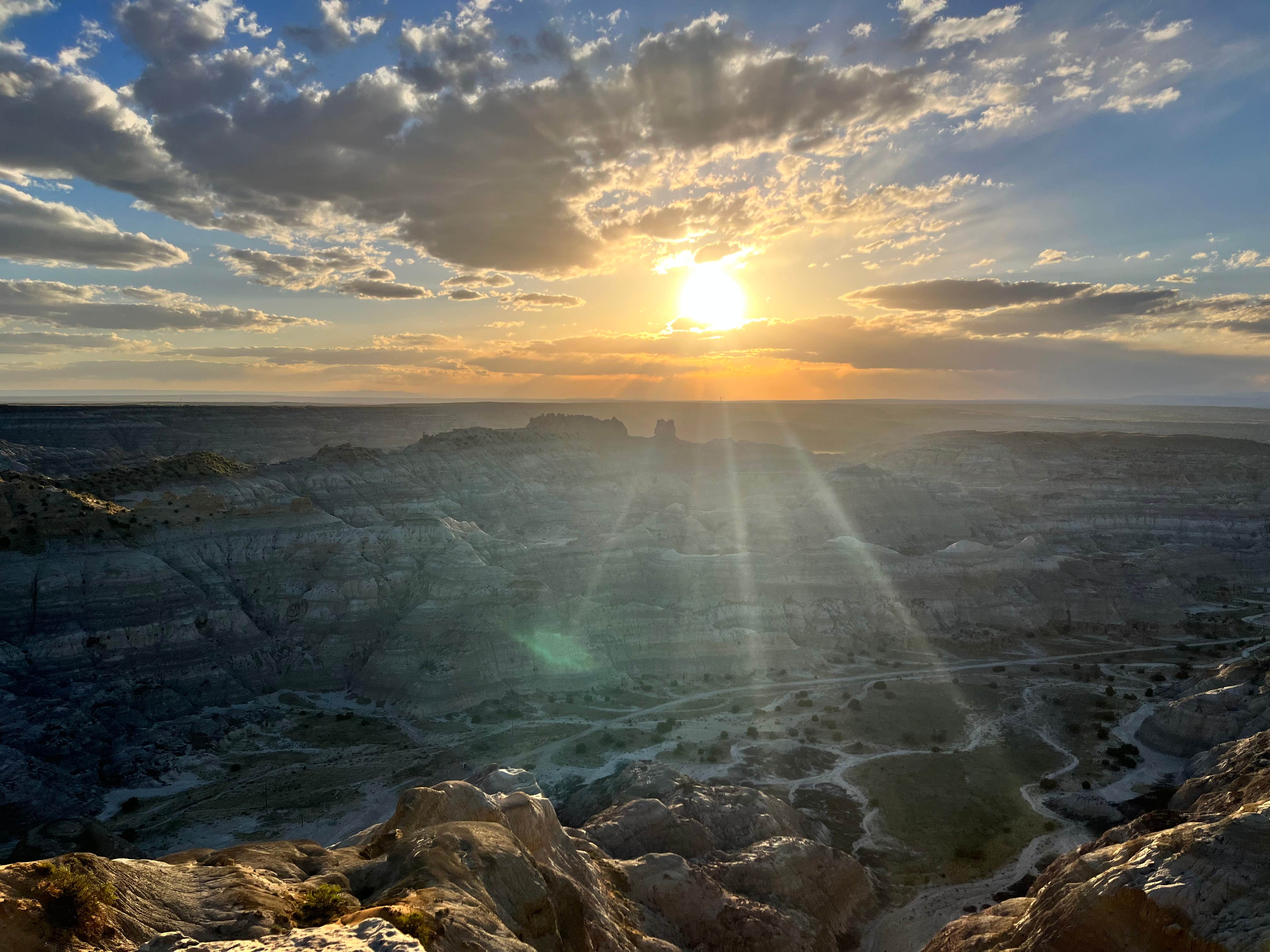 Roean A.'s photo of a dispersed camping area at Angel Peak NM Badlands | Dispersed Camping near Shiprock, NM