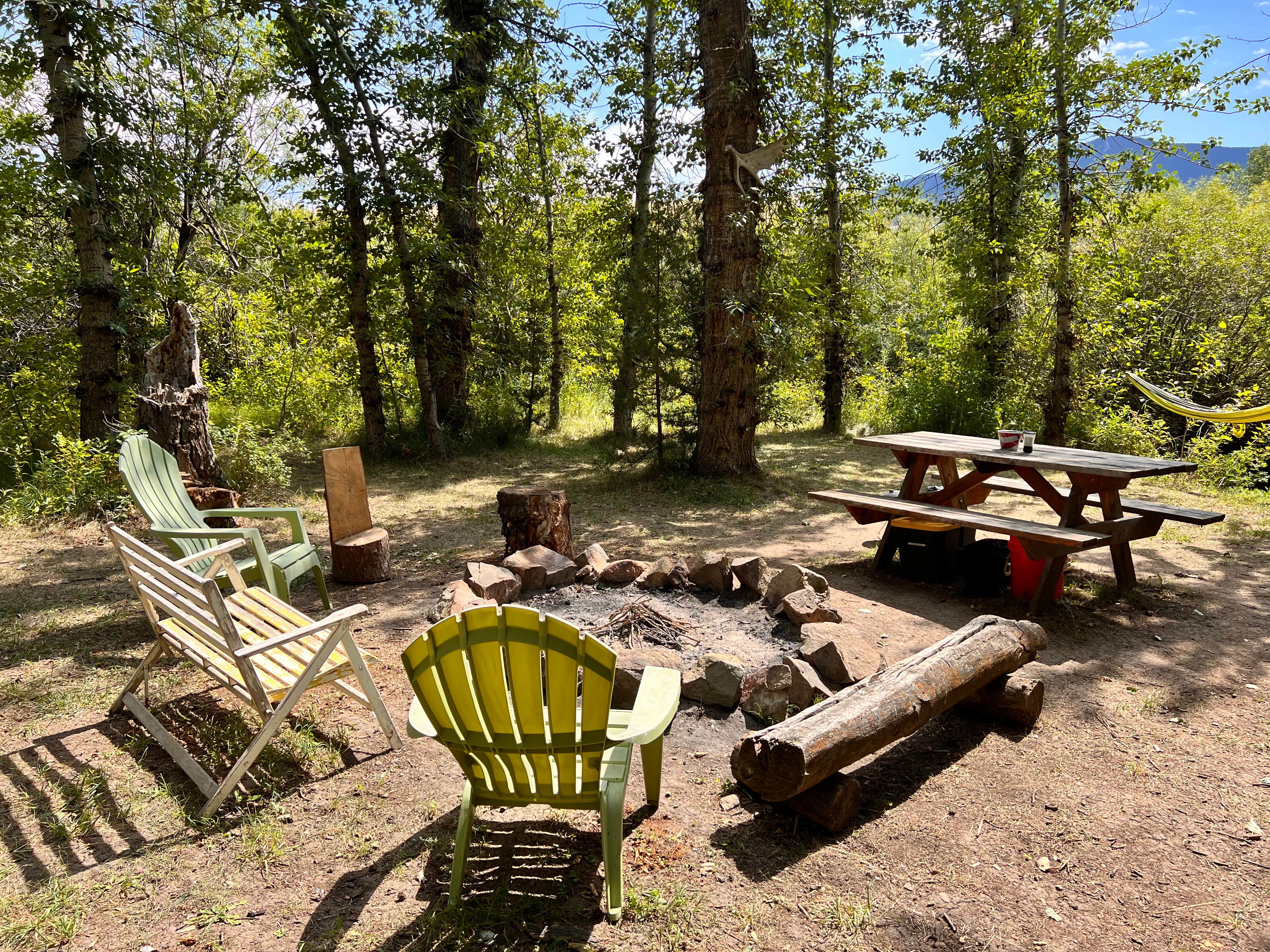 Camper-submitted photo at Creekside Oasis near Livingston, MT
