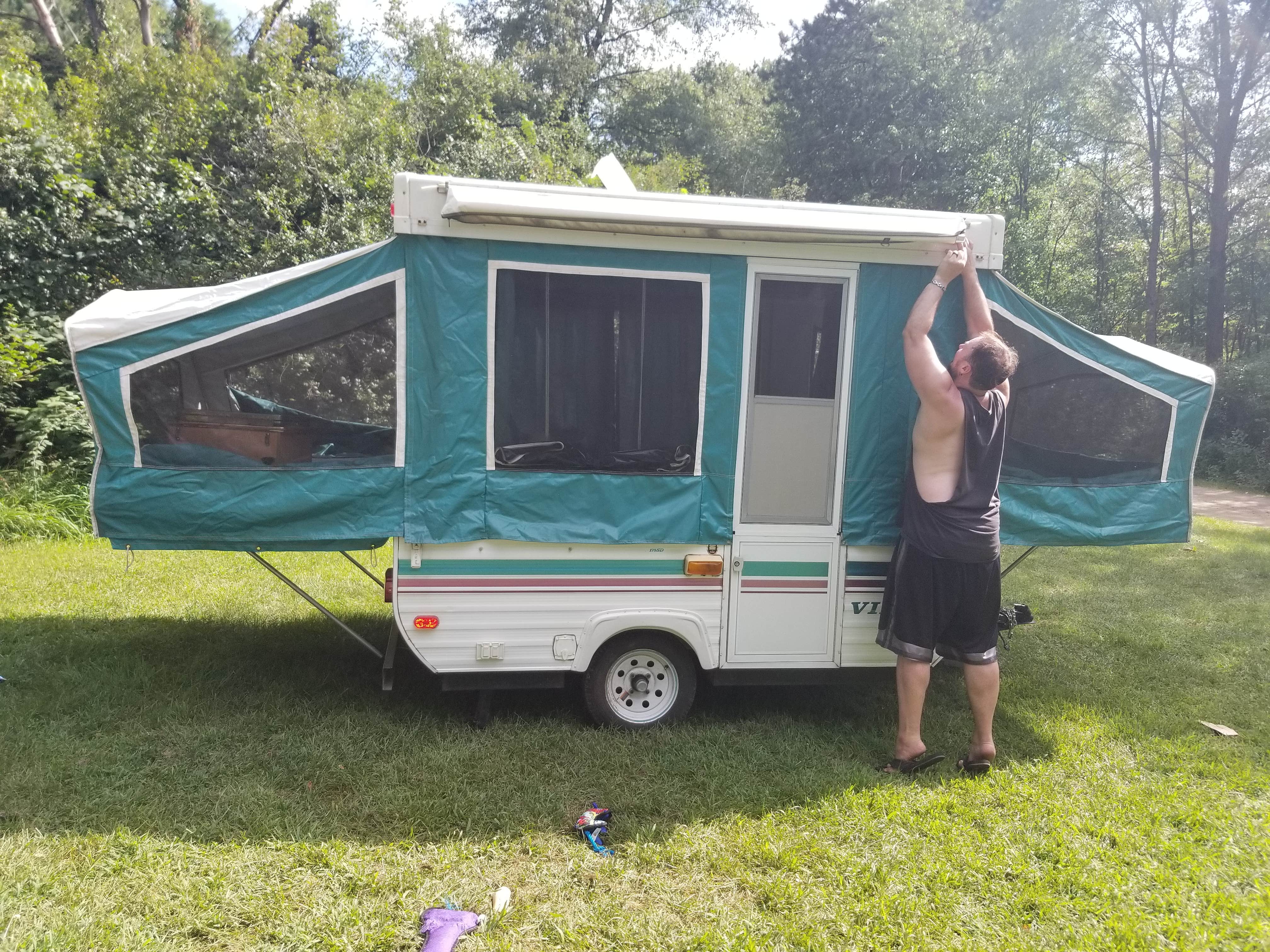 Allison S.'s photo of rv camping at Murray Lake Campground near Laingsburg, MI
