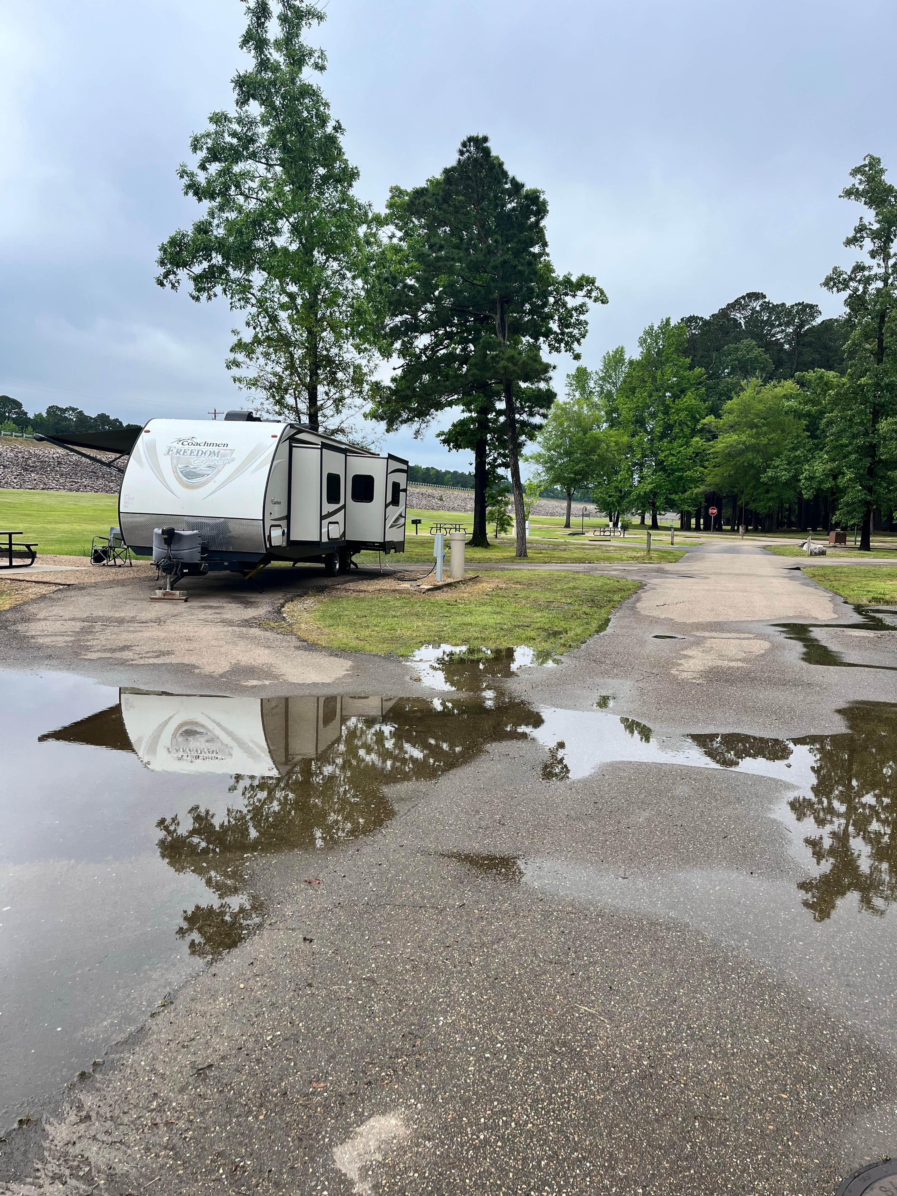 Angela R.'s photo of rv camping at Millwood State Park Campground near DeQueen Lake