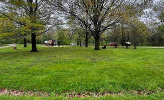 Stephanie S.'s photo of camping with pets at Morrison-Rockwood State Park near Morrison, IL
