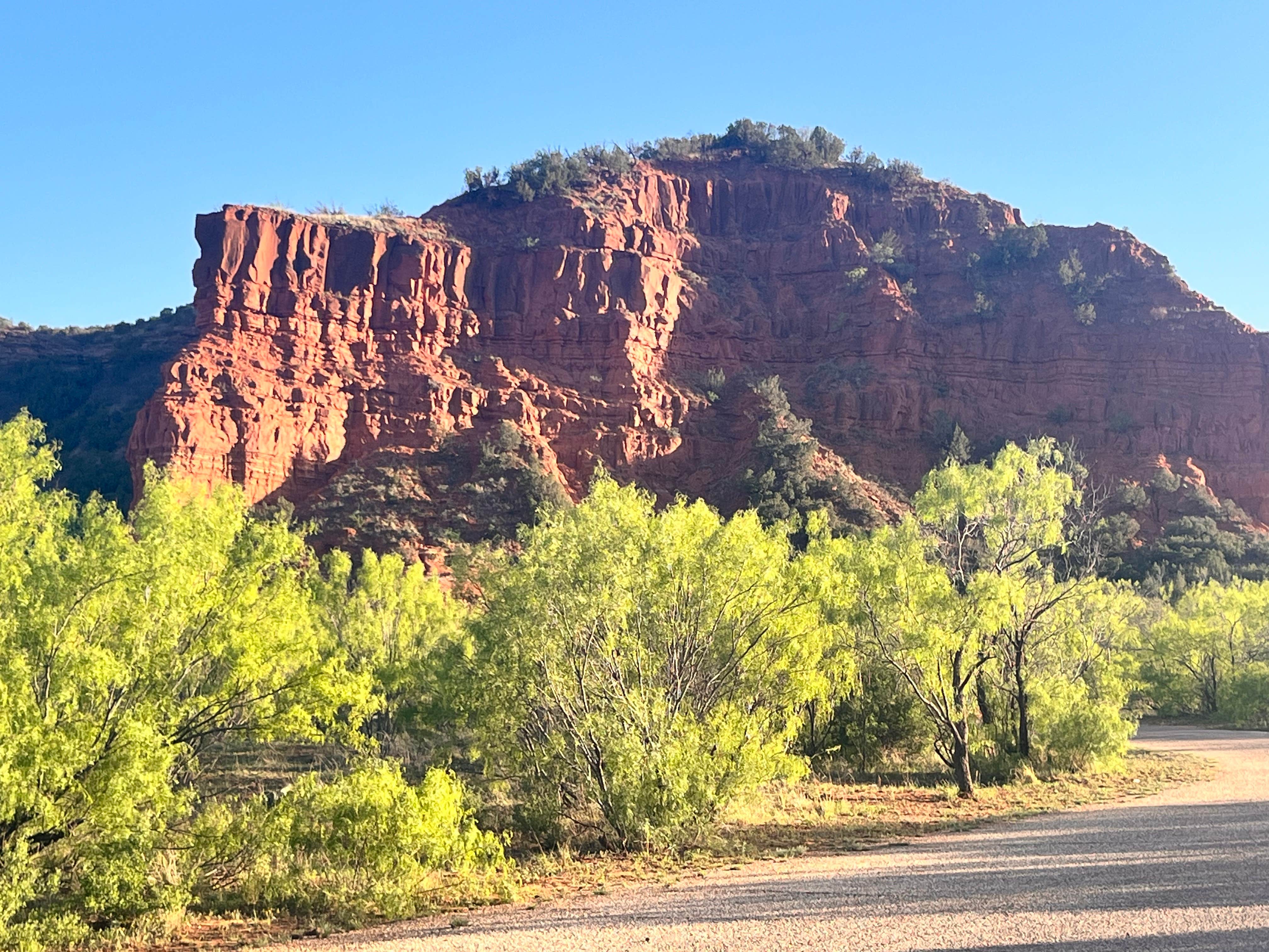 Camper-submitted photo at Lake Theo Tent Camping Area — Caprock Canyons State Park near Quitaque, TX
