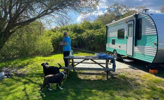 Andrzej K.'s photo of camping with pets at Fishermens Memorial State Park Campground near Tiverton, RI