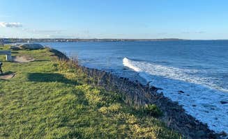 Andrzej K.'s photo of camping with pets at Fishermens Memorial State Park Campground in Rhode Island