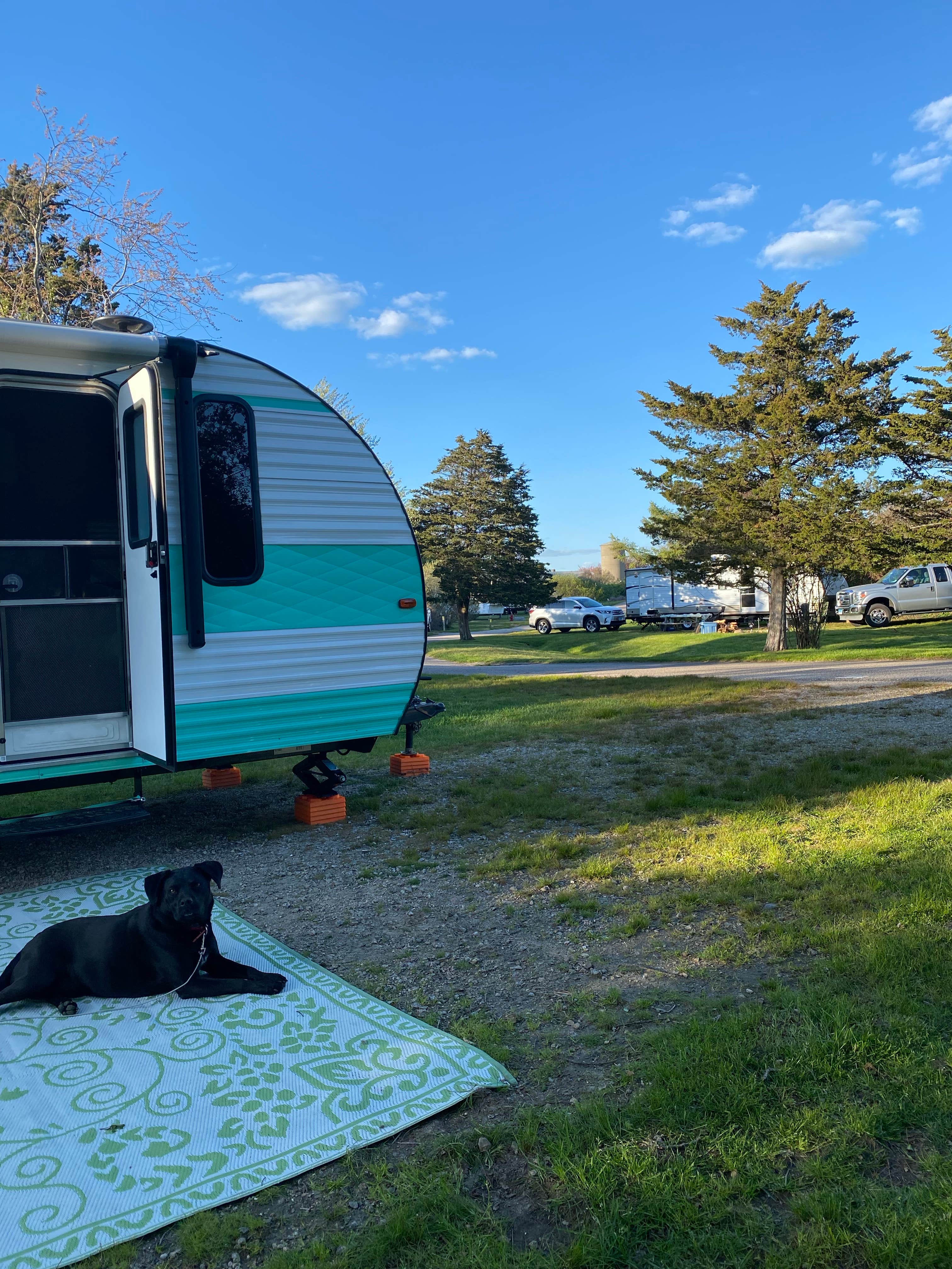 Andrzej K.'s photo of rv camping at Fishermens Memorial State Park Campground near Slocum, RI