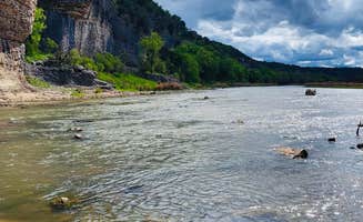 Michael B.'s photo of camping with pets at Barefoot Fishing Camp & RV Park near Lampasas, TX