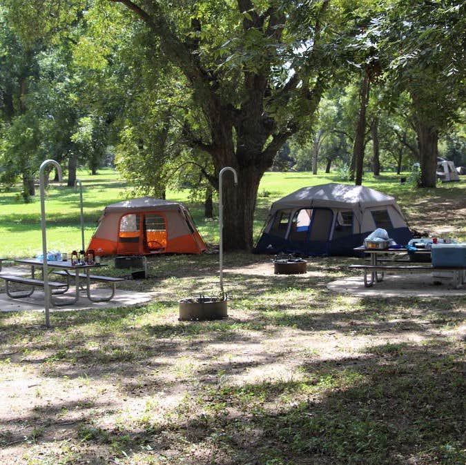 Mario S.'s photo of tent camping at Helton Nature Park near Elmendorf, TX
