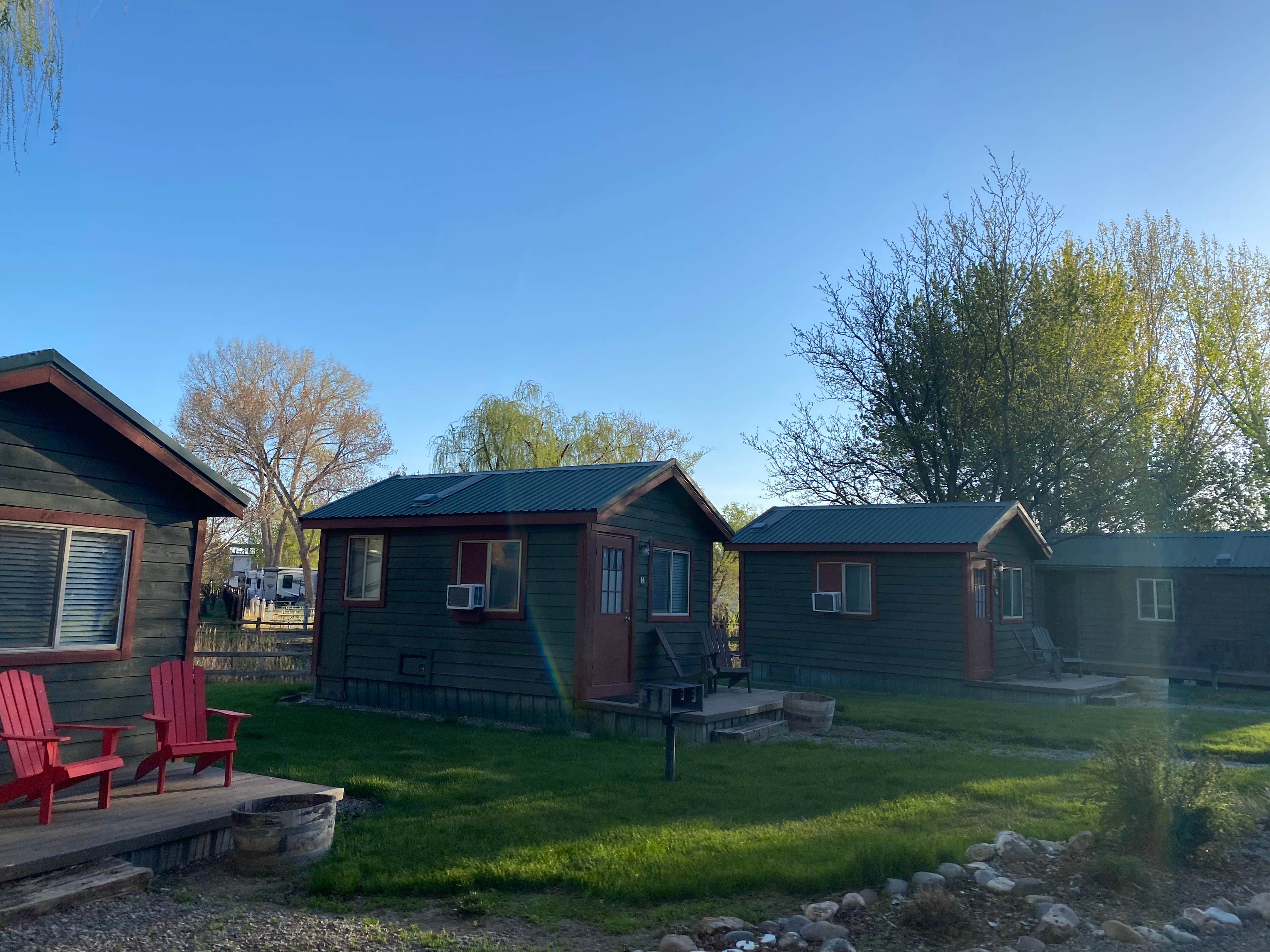 mary F.'s photo of a cabin at Riverbend RV Park & Cabins near Hotchkiss, CO