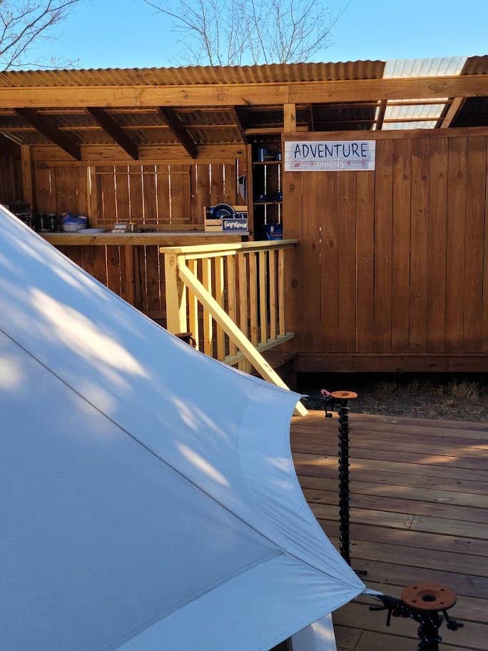 Camper-submitted photo at Bluebonnet Glamping Company near Bardwell, TX