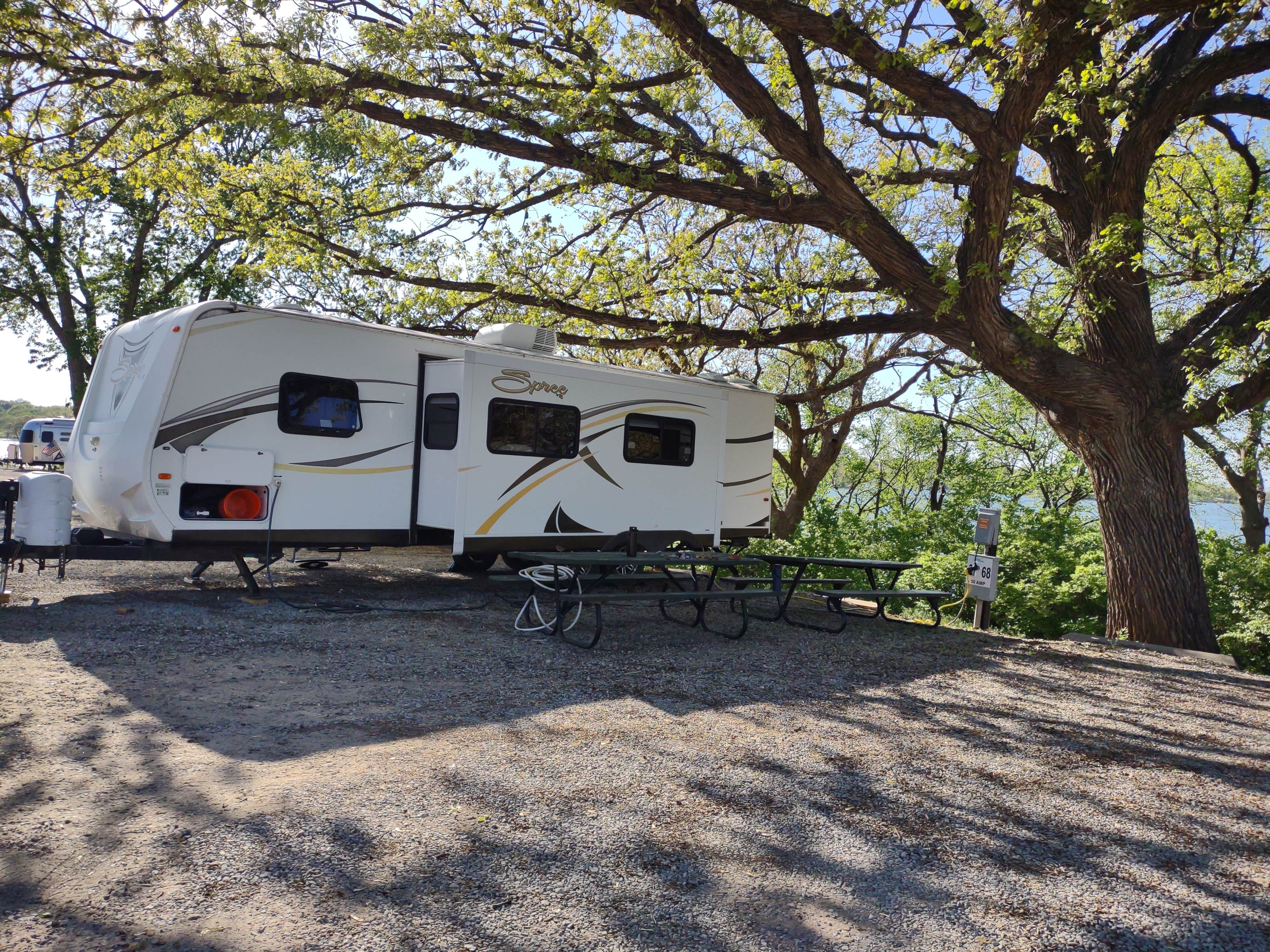 Victoria S.'s photo of rv camping at Lake Shawnee County Campground near Scranton, KS