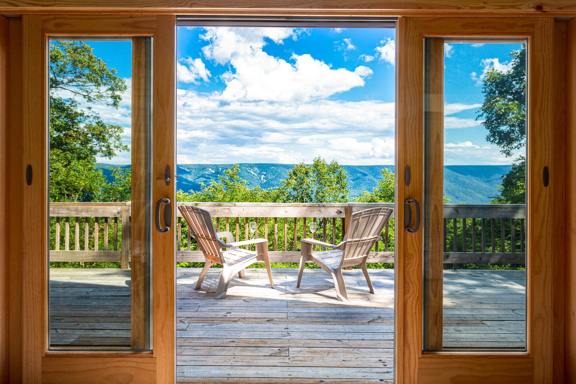 Camper submitted image from Amazing Views, Hot Tub, WiFi, Deck, & Fire Pit! - 1
