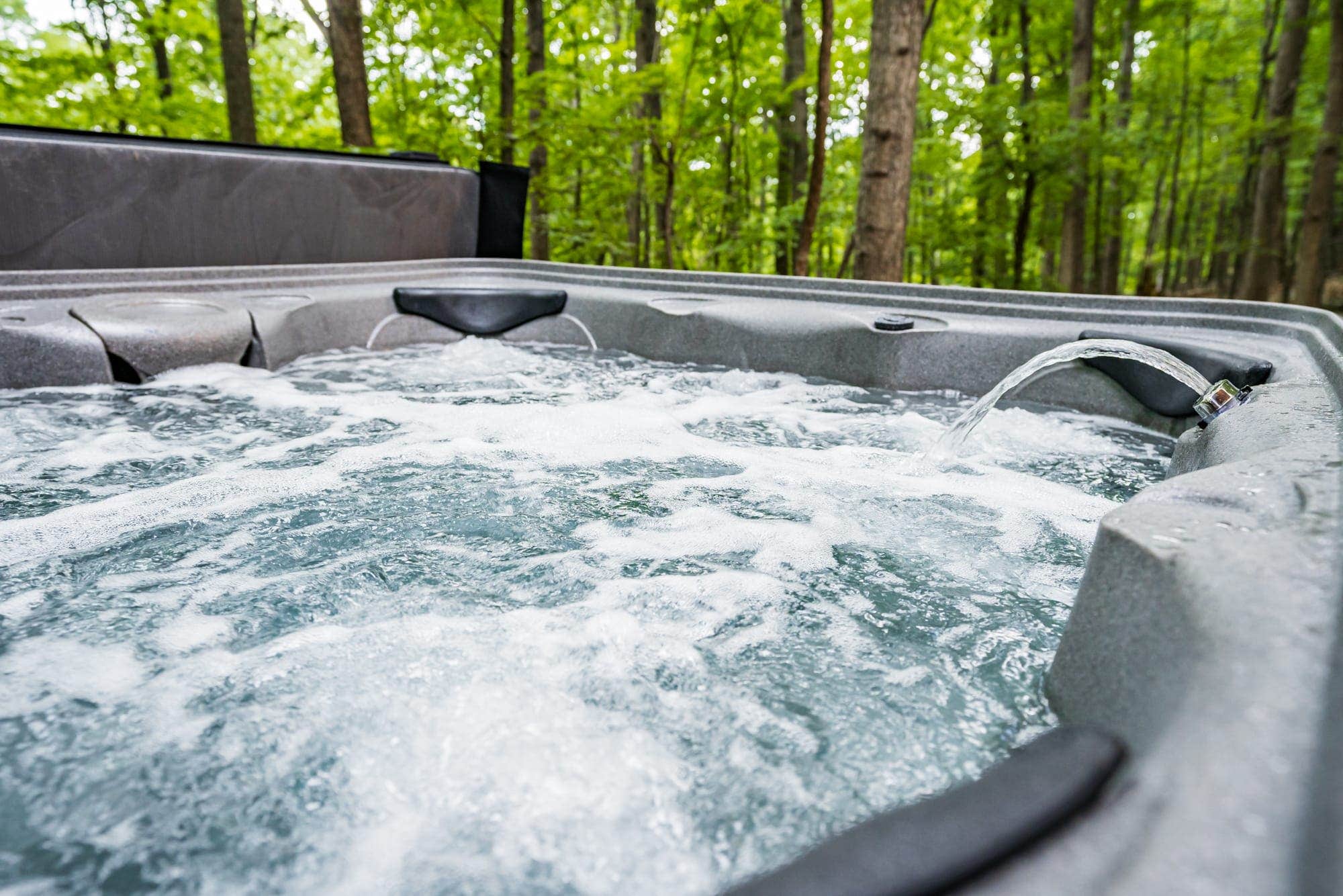 Camper submitted image from Amazing Views, Hot Tub, WiFi, Deck, & Fire Pit! - 2