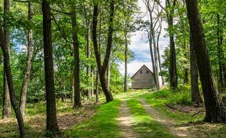 The Dyrt's photo of a cabin at Amazing Views, Hot Tub, WiFi, Deck, & Fire Pit! near Berkeley Springs, WV