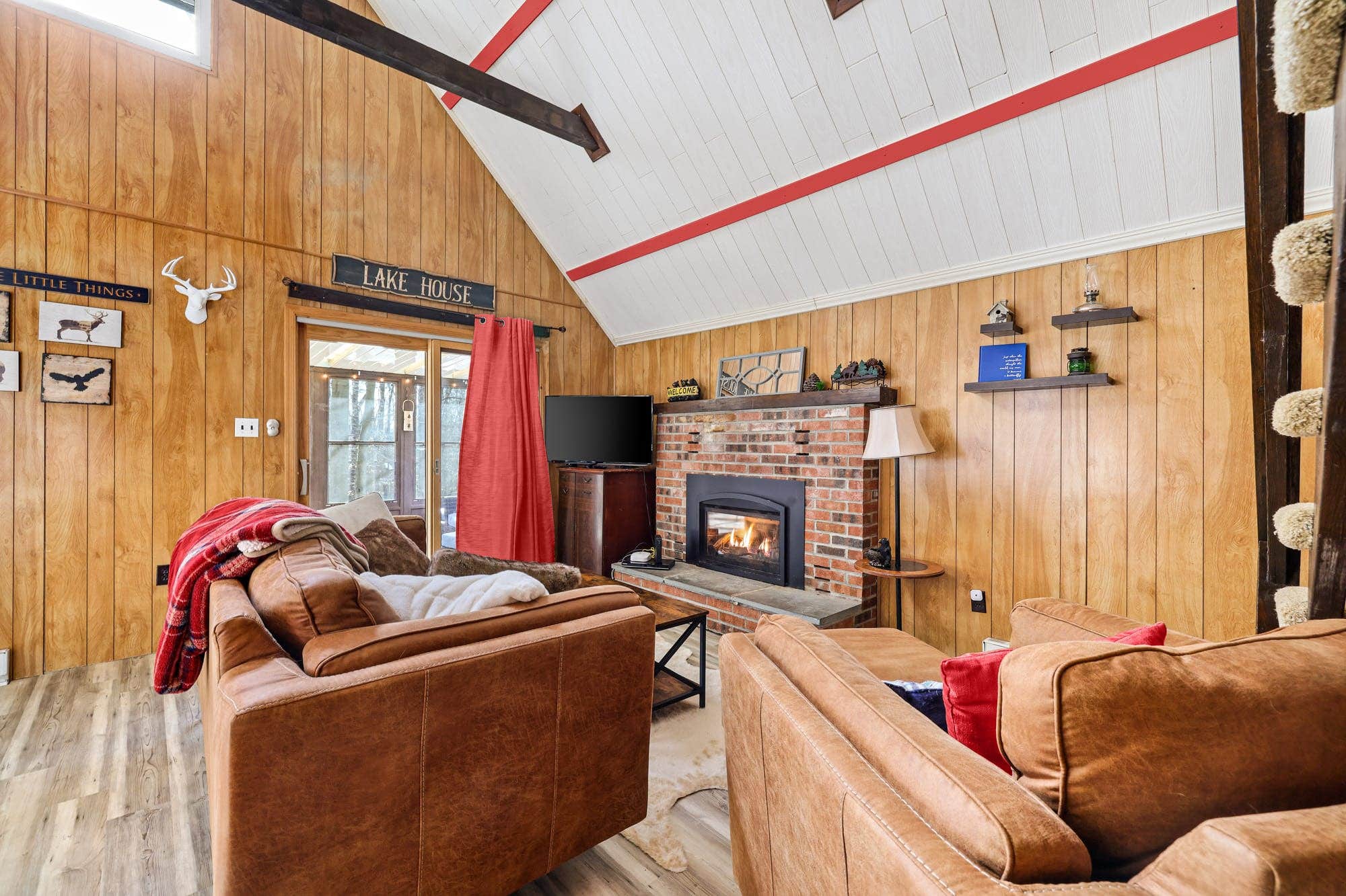 Camper submitted image from Hot Tub, Lake/Beach, Pools, & WiFi at Chalet Cabin - 1