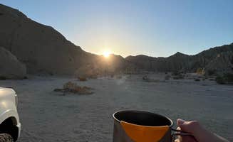 Karin P.'s photo of a dispersed camping area at Mecca Hills Wilderness Dispersed Camping near Indio, CA