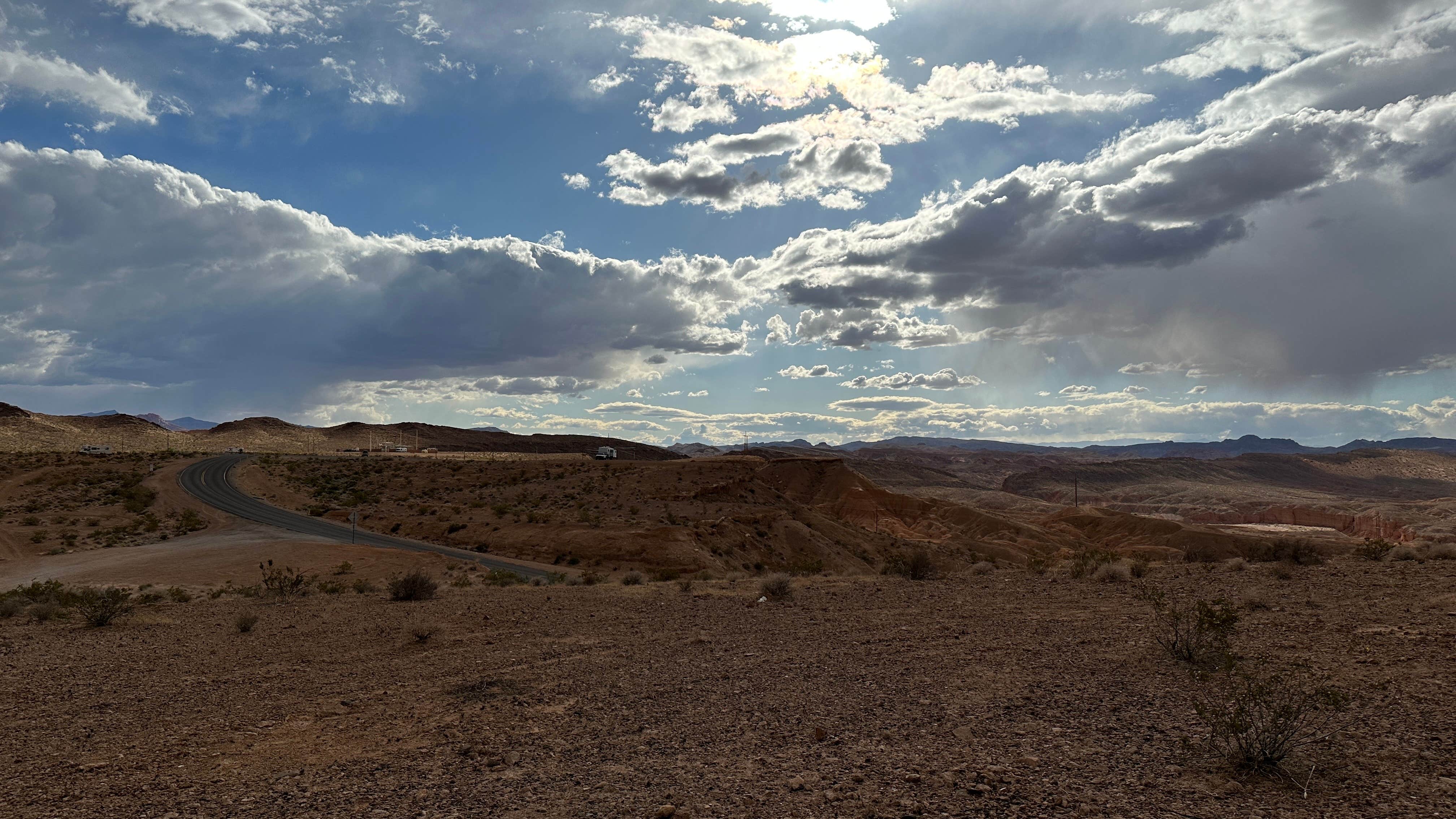 Christian D.'s photo of a dispersed camping area at Snowbird Mesa near Overton, NV