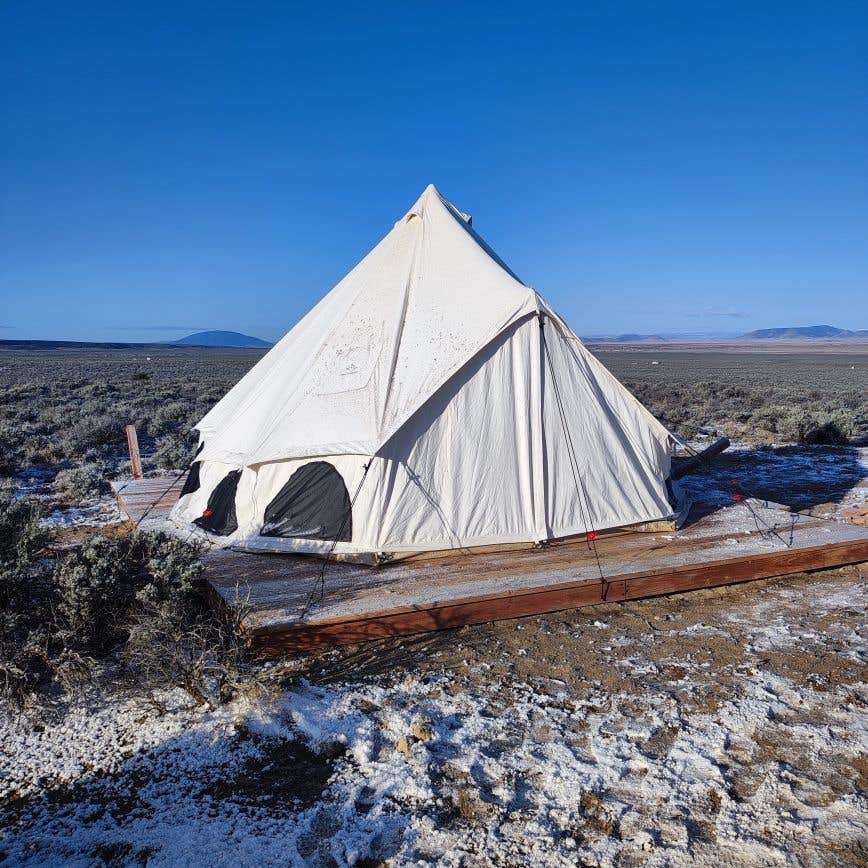Chris G.'s photo of tent camping at Secluded Star Gazer Campsite Near Great Sand Dunes National Park near Walsenburg, CO