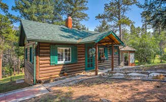 The Dyrt's photo of a cabin at Wine Gazebo___Pikes Peak Mountain Log Cabin for 2 near Green Mountain Falls, CO