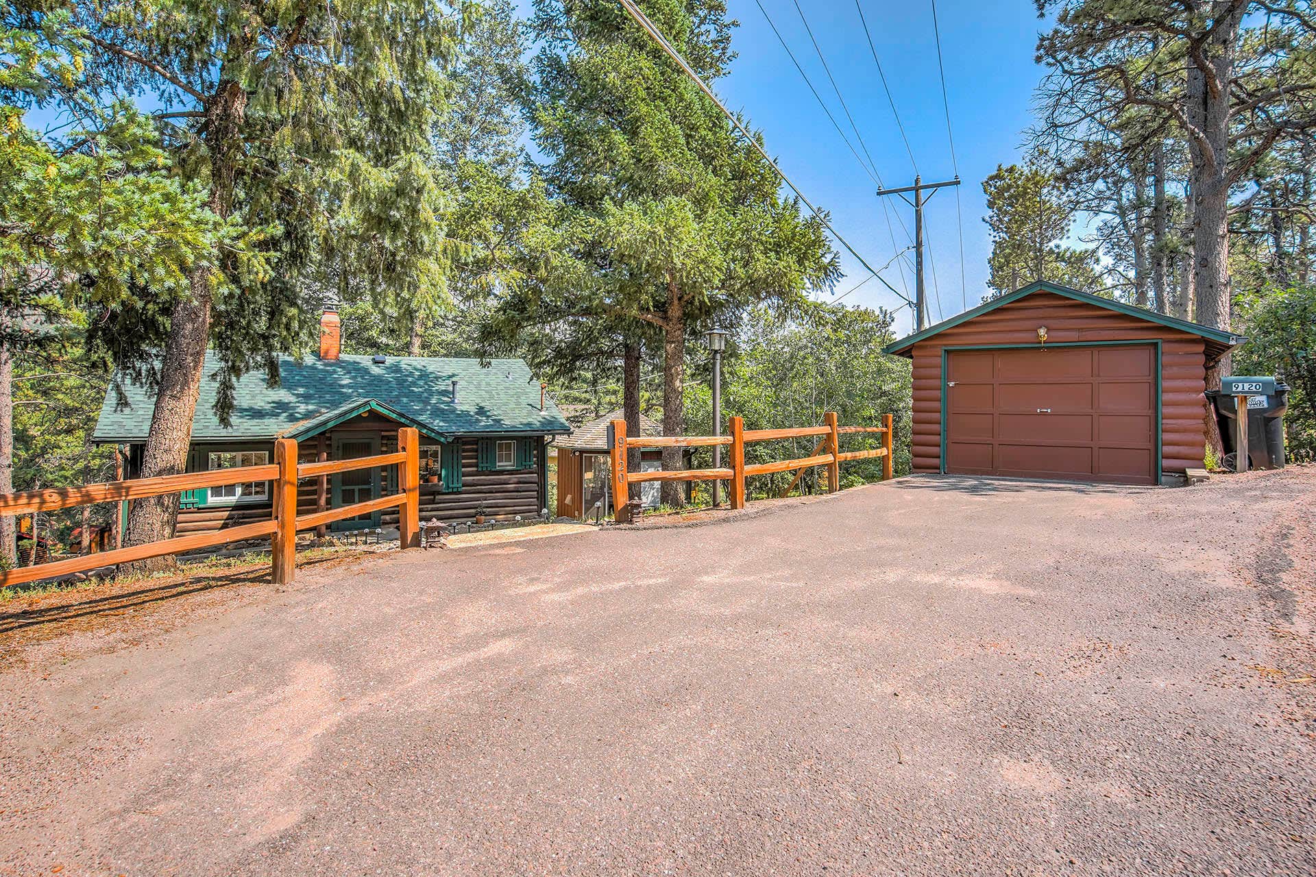 The Dyrt's photo of a cabin at Wine Gazebo___Pikes Peak Mountain Log Cabin for 2 near Louviers, CO