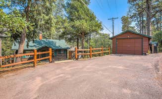 The Dyrt's photo of a cabin at Wine Gazebo___Pikes Peak Mountain Log Cabin for 2 near Louviers, CO