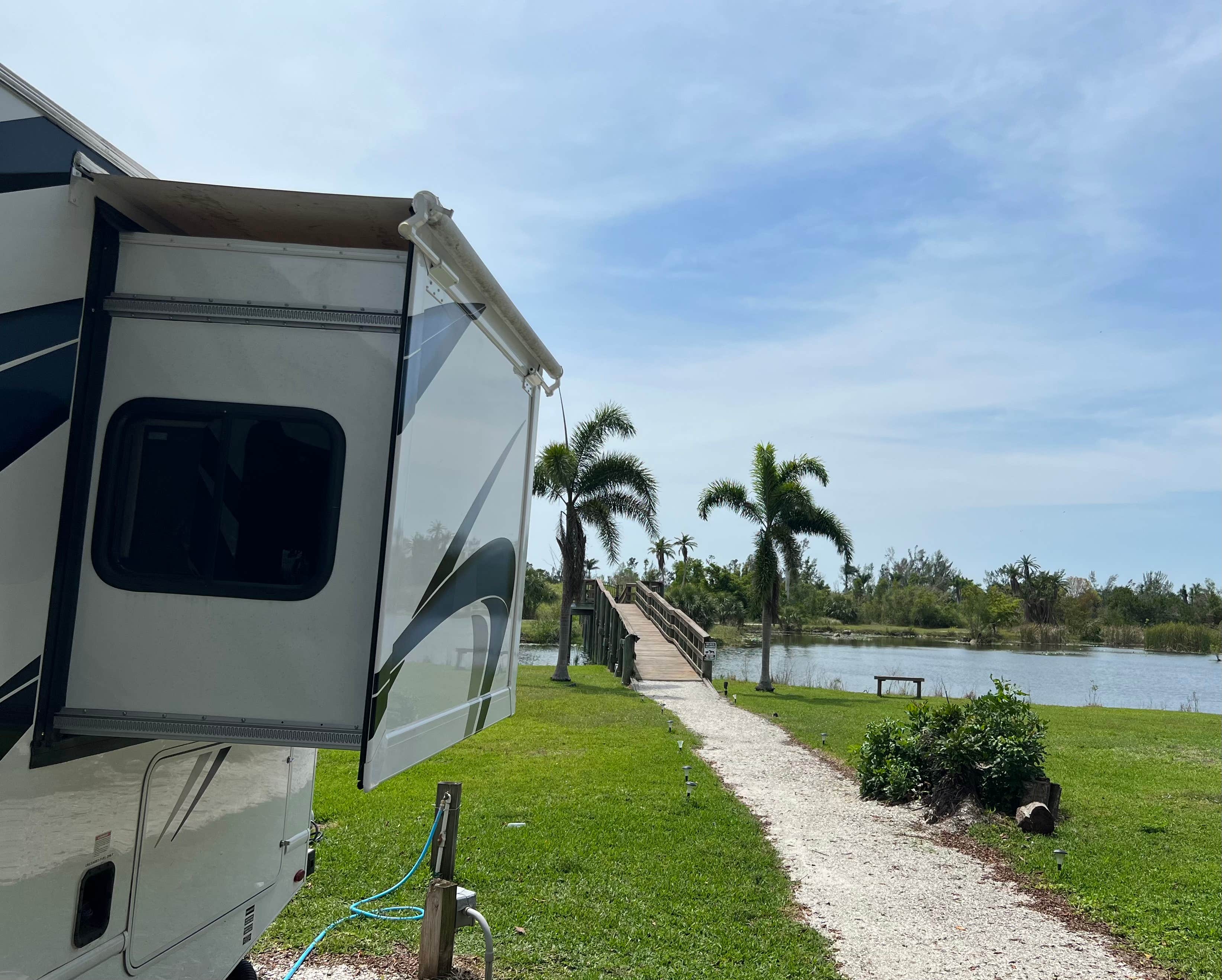 Mike W.'s photo of rv camping at Lakes Park RV near Bokeelia, FL