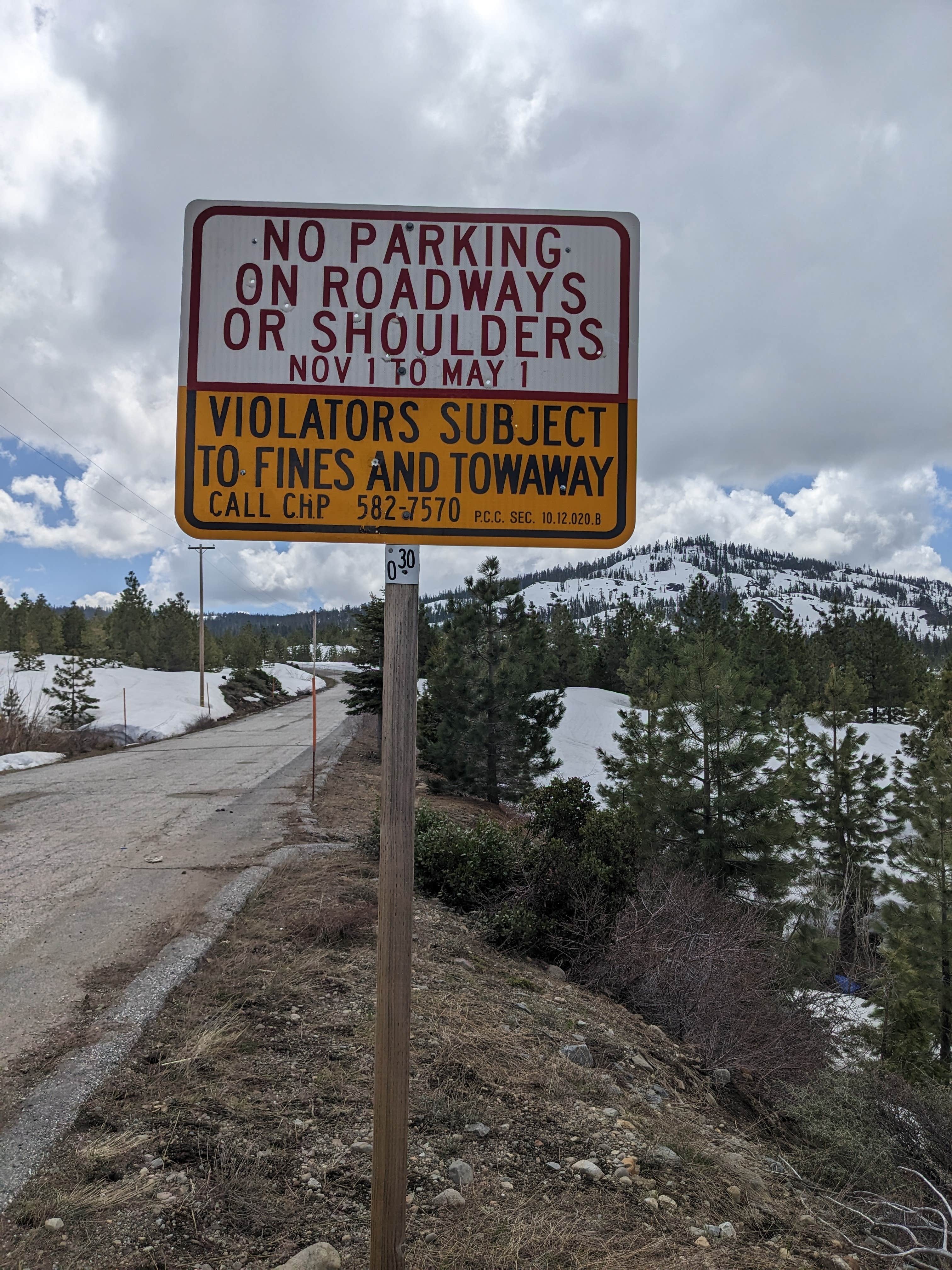 Camper-submitted photo at Lake Valley Rd Pullout near Colfax, CA