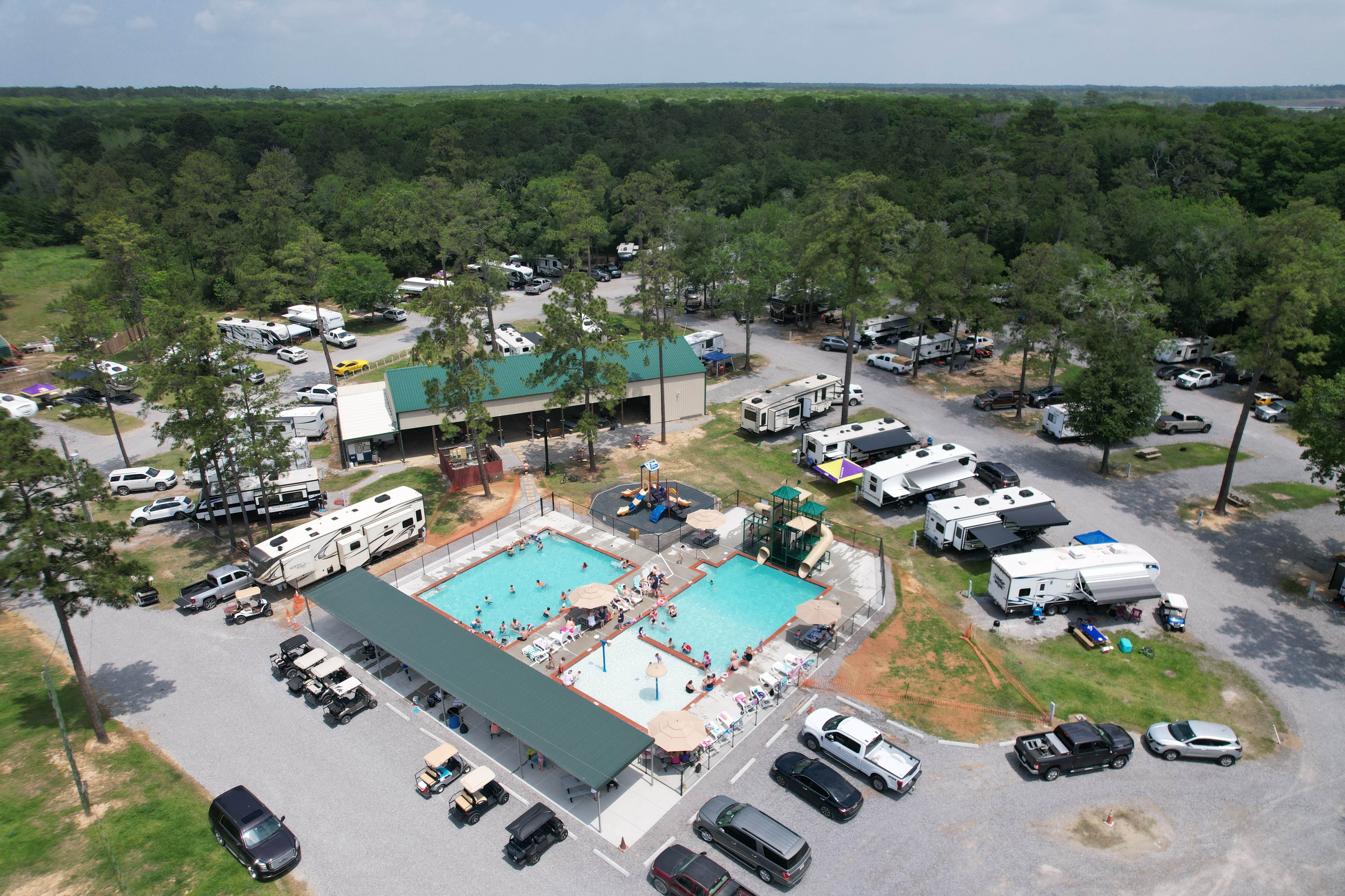 Camper-submitted photo at Hidden Pines Campground near Jennings, LA