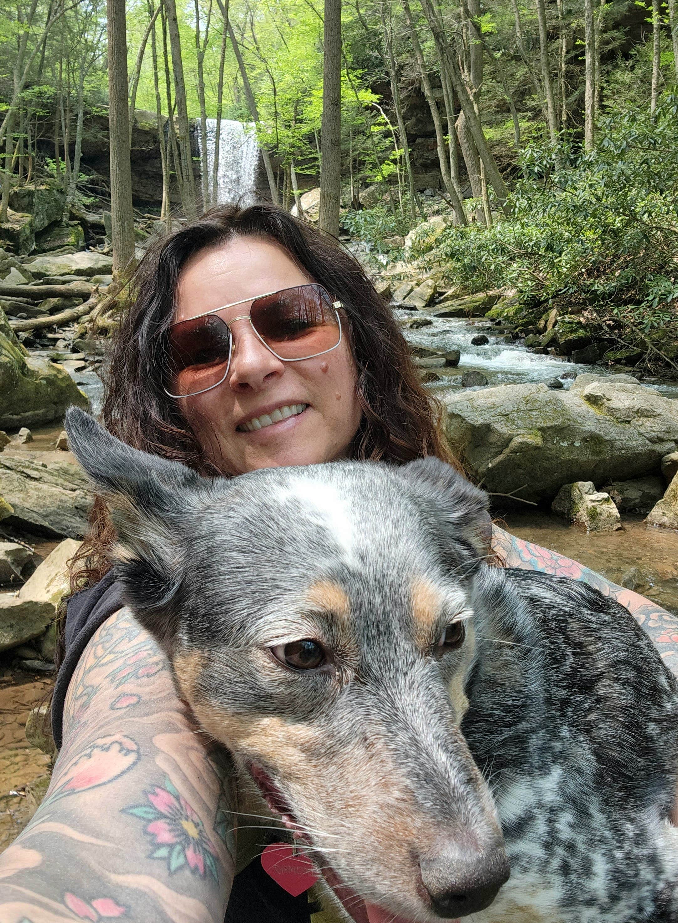 Shana M.'s photo of camping with pets at Kentuck Campground — Ohiopyle State Park near Ohiopyle, PA