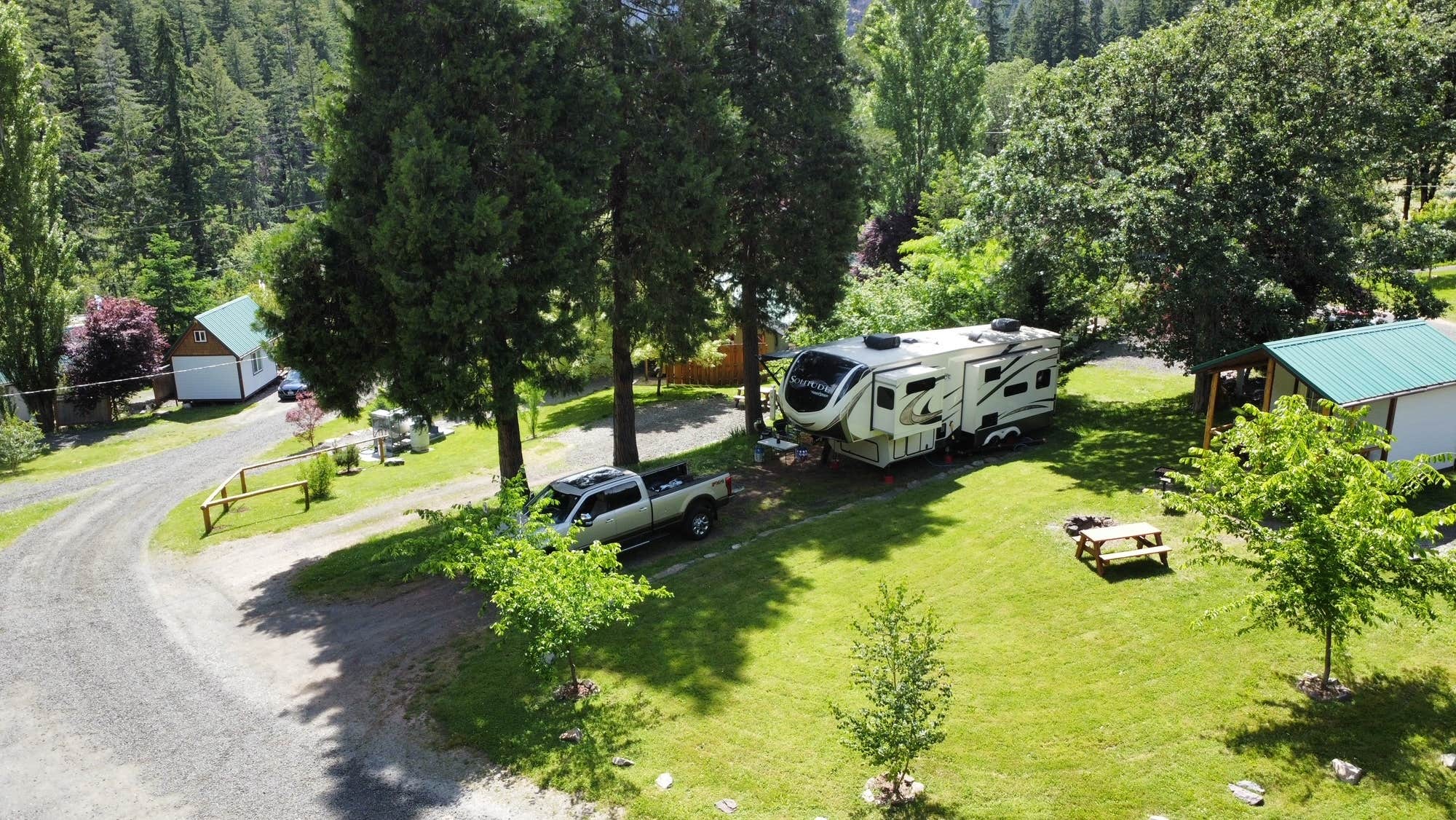 The Dyrt's photo of rv camping at Umpqua's Last Resort & Oregon Mountain Guides near Crescent, OR