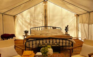 Erica T.'s photo of glamping accommodations at Hideaway Cove near Kent, AL