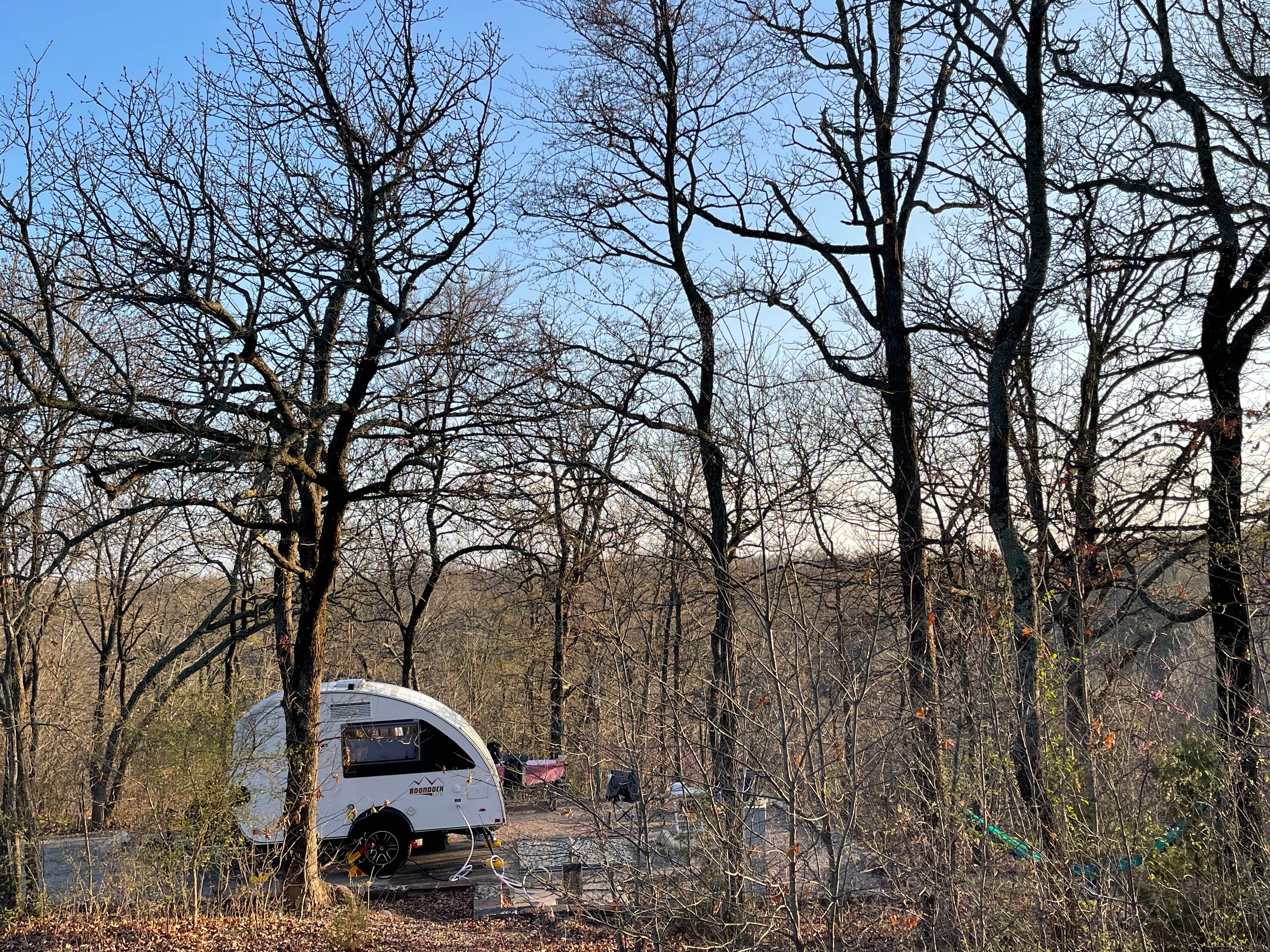 Jennifer O.'s photo of rv camping at The Point Campground — Chickasaw National Recreation Area near Chickasaw National Recreation Area