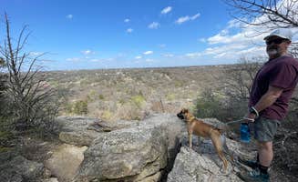 Jennifer O.'s photo of camping with pets at The Point Campground — Chickasaw National Recreation Area near Sulphur, OK
