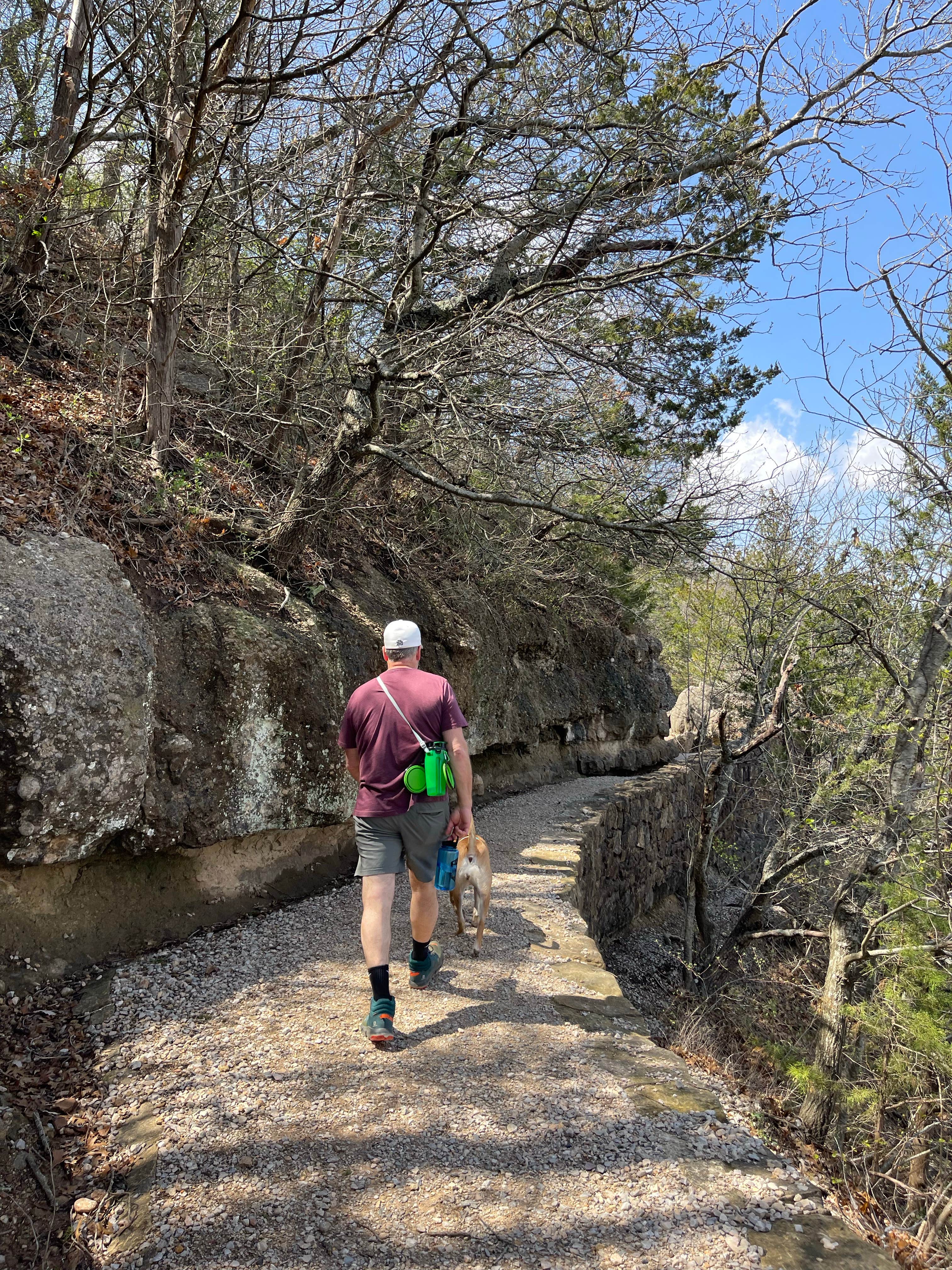 Jennifer O.'s photo of camping with pets at The Point Campground — Chickasaw National Recreation Area near Sulphur, OK