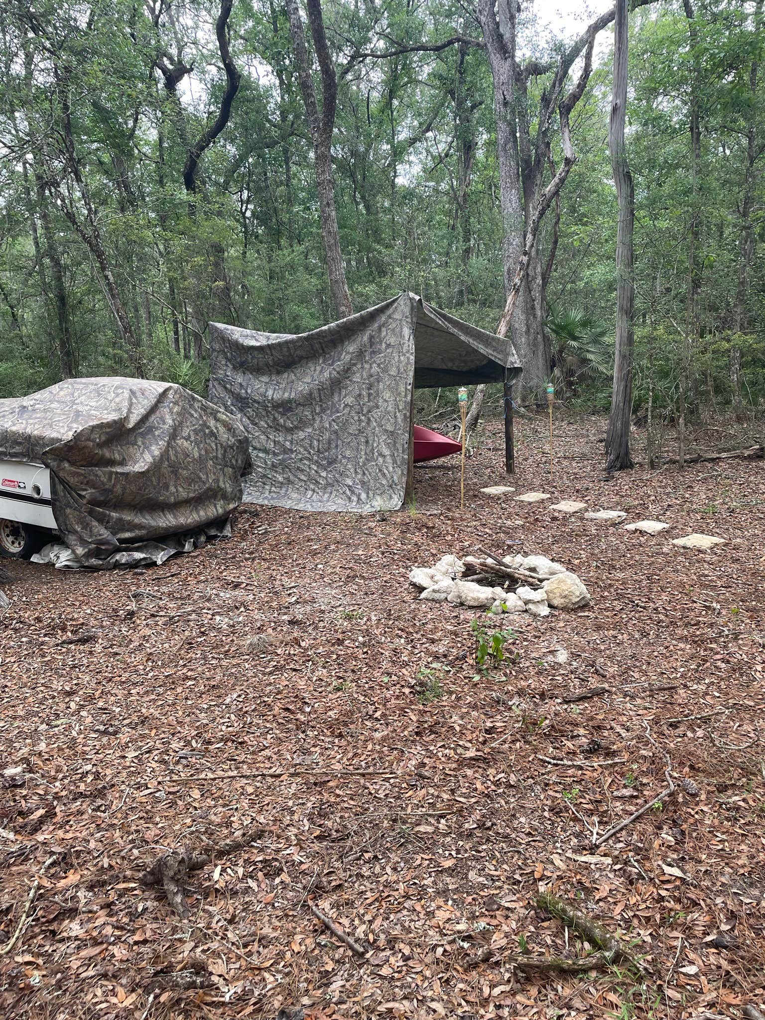 Camping near Fanning Springs State Park Campground: The ice cream bean fruit camp, Fanning Springs, Florida