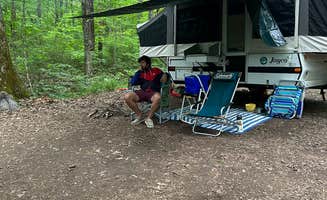 Ava R.'s photo of a dispersed camping area at Blue Hole Dispersed- Crockford-Pigeon Mountain WMA near Lupton City, TN