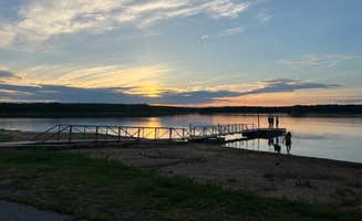 Lindsey M.'s photo of camping with pets at Cedar Grove Campground — Lake Murray State Park near Sulphur, OK
