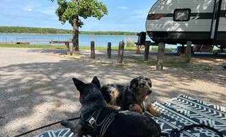 Camping near Elephant Rock Campground — Lake Murray State Park: Cedar Grove Campground — Lake Murray State Park, Overbrook, Oklahoma