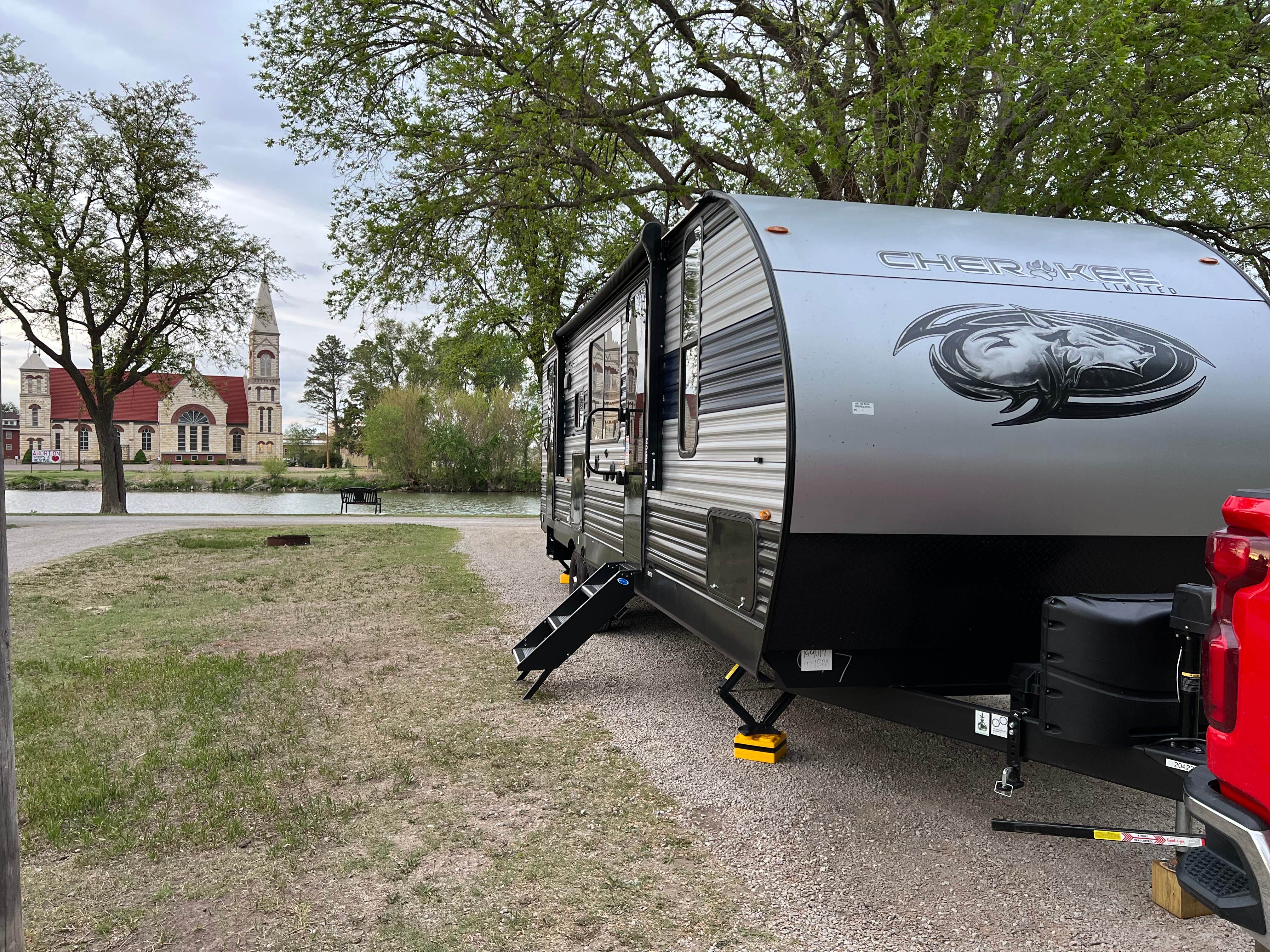 Sherylle O.'s photo of rv camping at Ellis Lakeside Campground near Ransom, KS