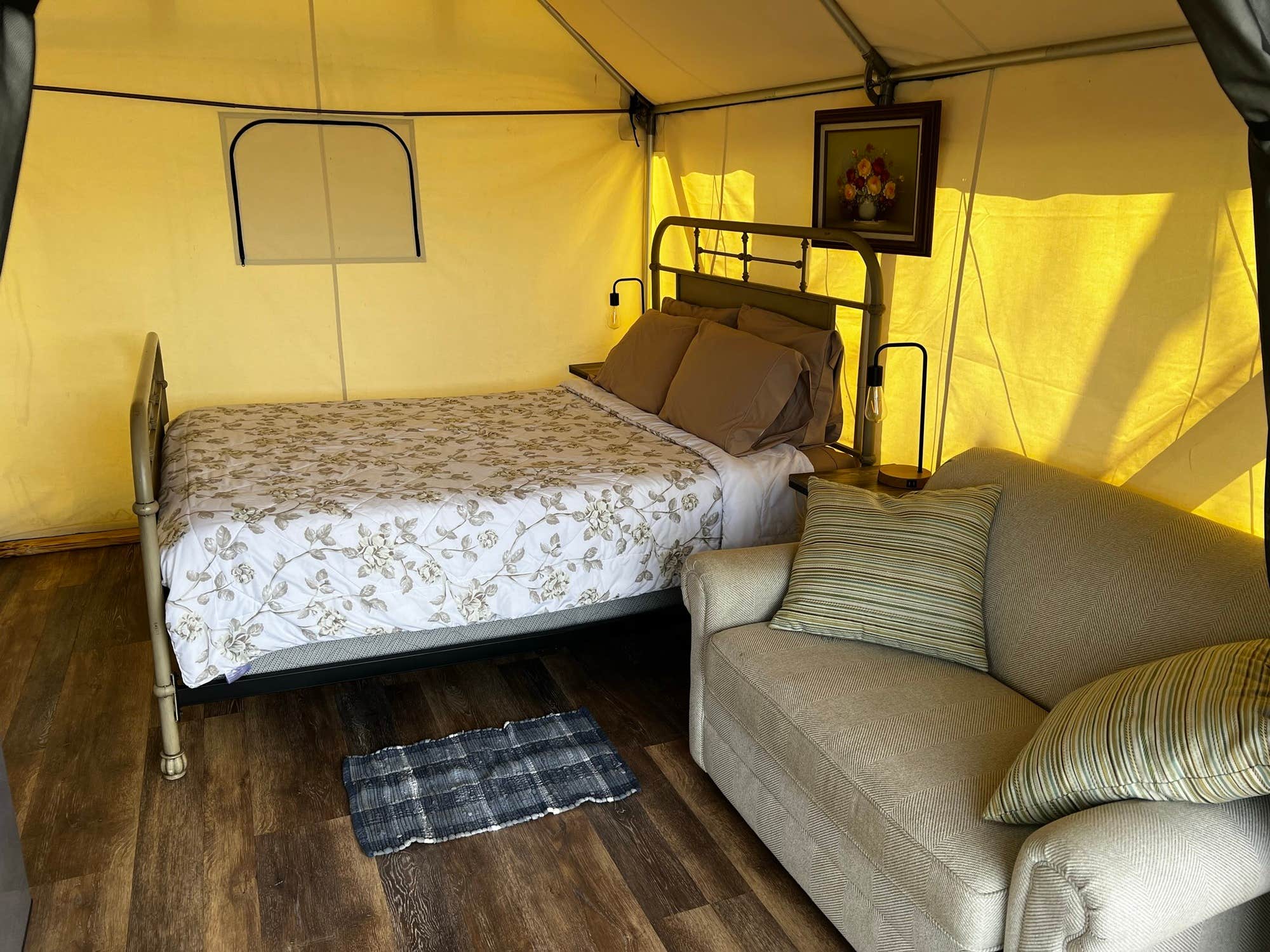 The Dyrt's photo of glamping accommodations at Loon's Haven Family Campground near Rumford, ME