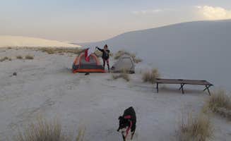 Ronnie M.'s photo of tent camping at Backcountry Primitive Sites — White Sands National Park near Lincoln National Forest