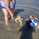 Having fun in the water