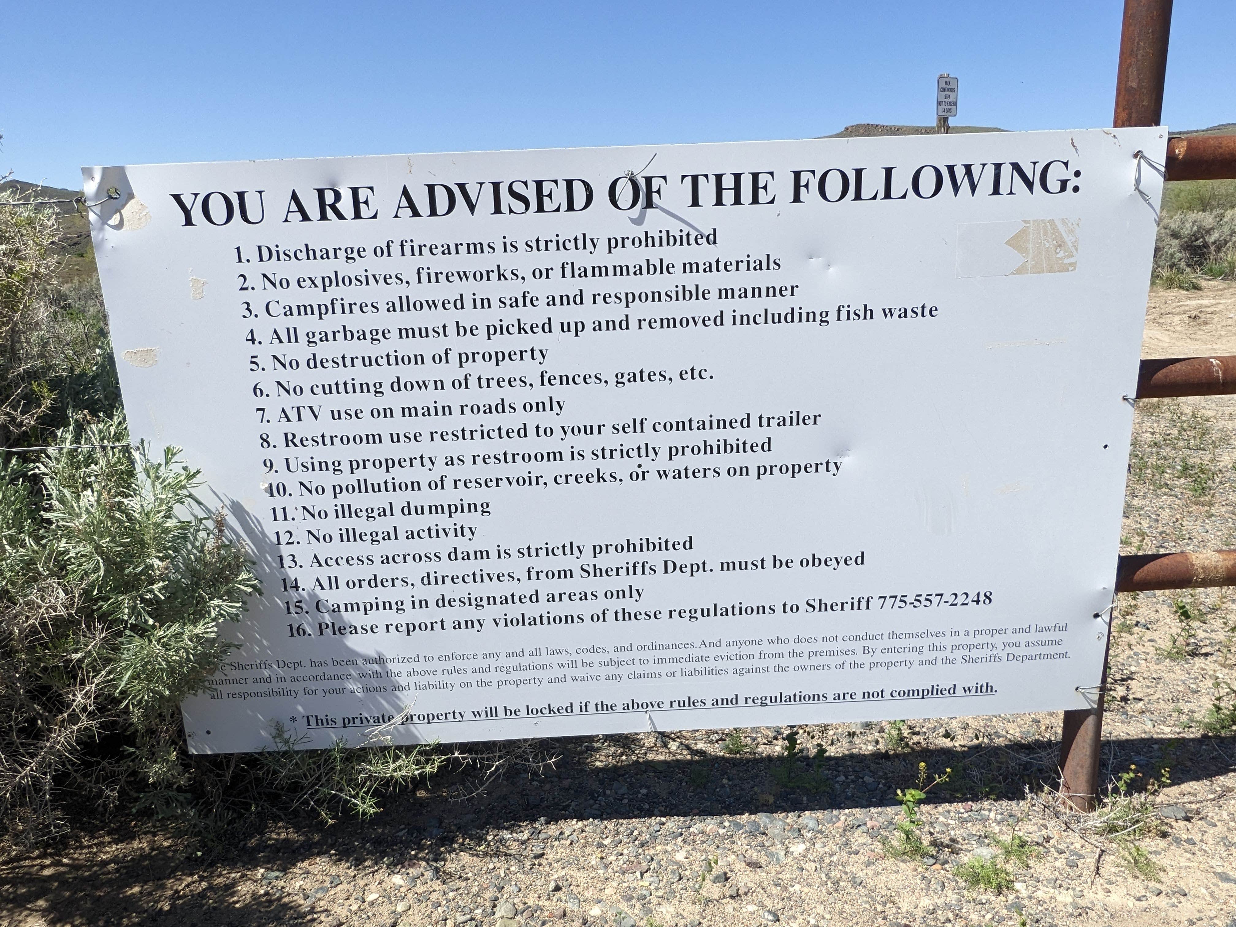 Camper-submitted photo at Squaw Valley Reservoir near Gerlach, NV